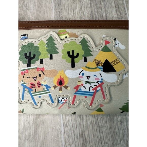 Sanrio Cinnamoroll Wallet Camping Allover Print  BoxLunch Exclusive Cards & Coin - Picture 3 of 16